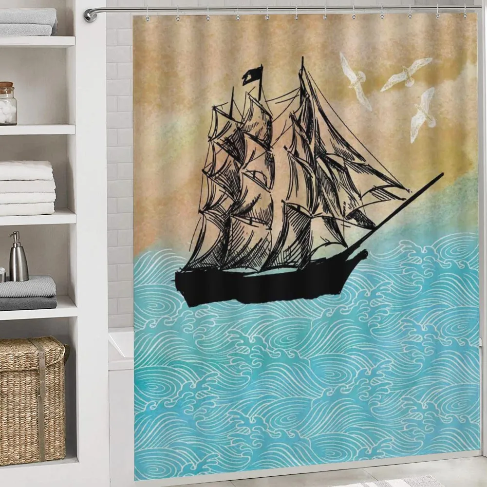 Vintage Ship Motif — Detail 4