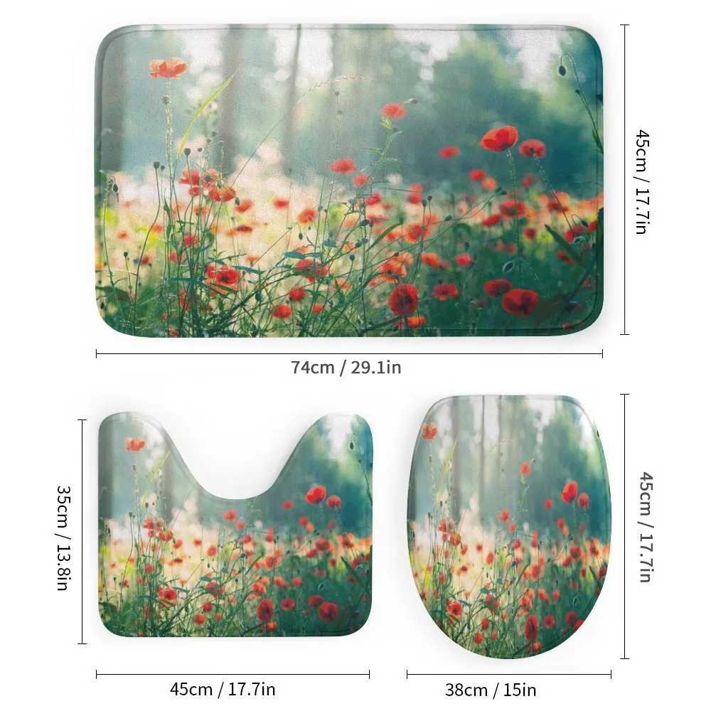 Wild Red Poppy Field — Detail 1
