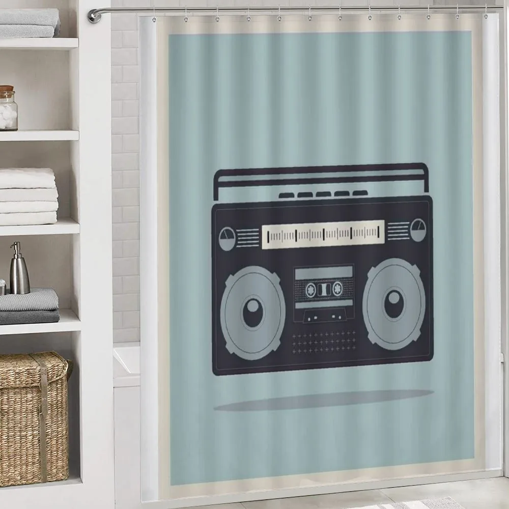 1980s Boombox Image — Detail 4