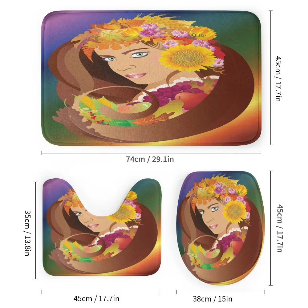 Floral Leafy and Fruits Hair — Detail 1