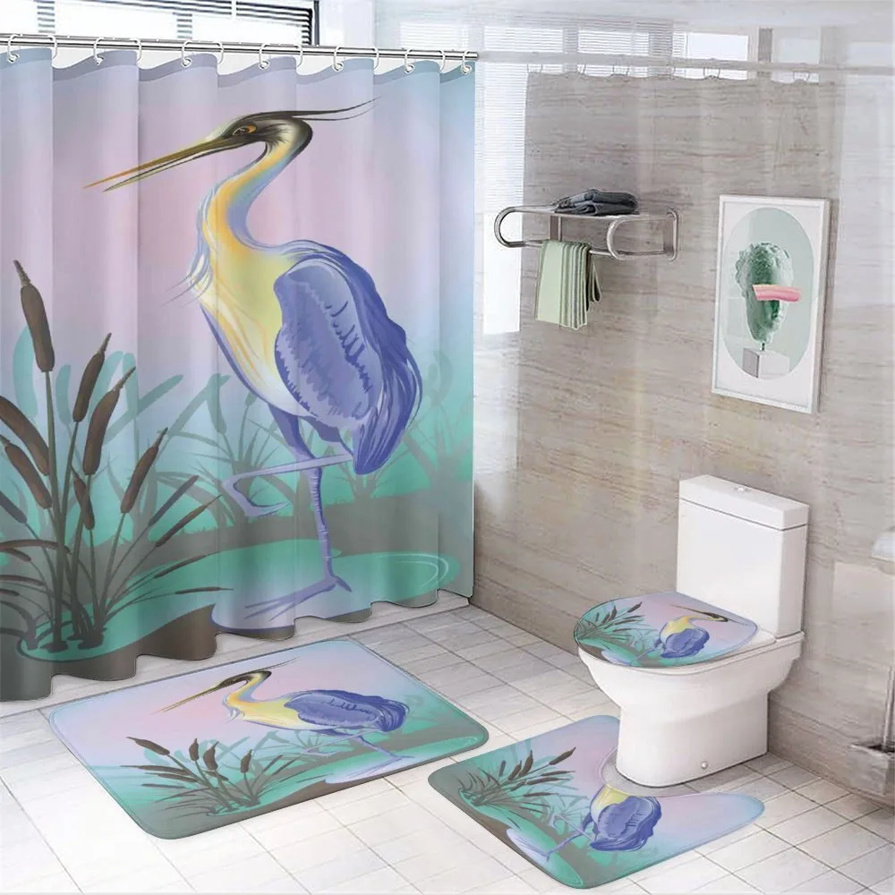 Heron with Reed Water — Your design