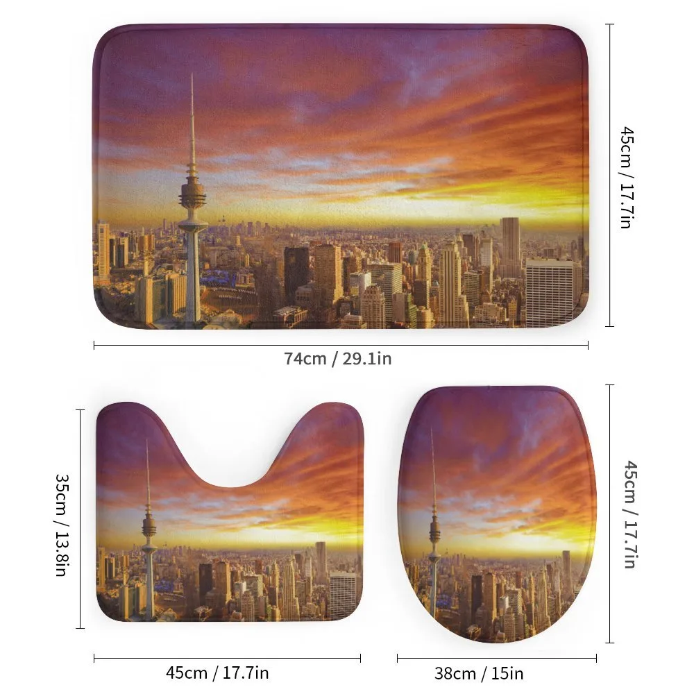 Kuwait Cityscape Sunset — Detail 1