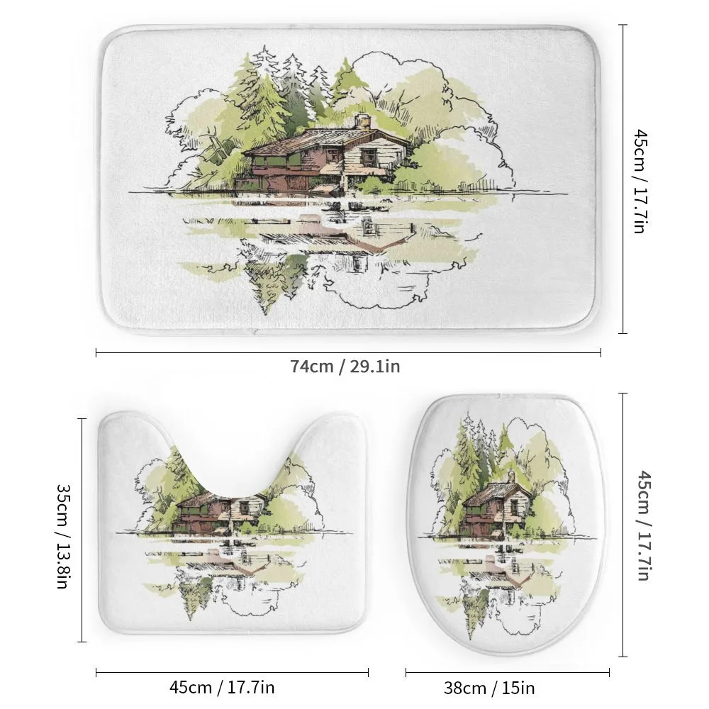 Lake House in the Forest — Detail 1
