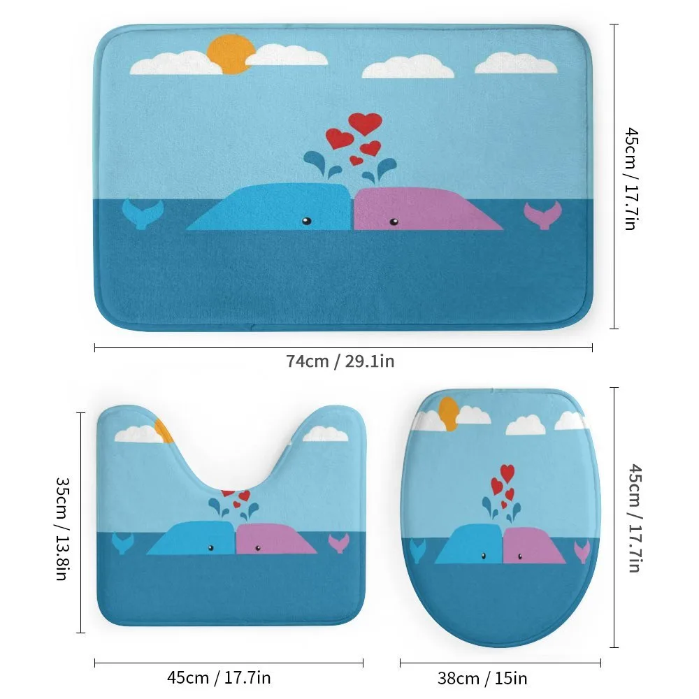 Lover Whales in Ocean — Detail 1