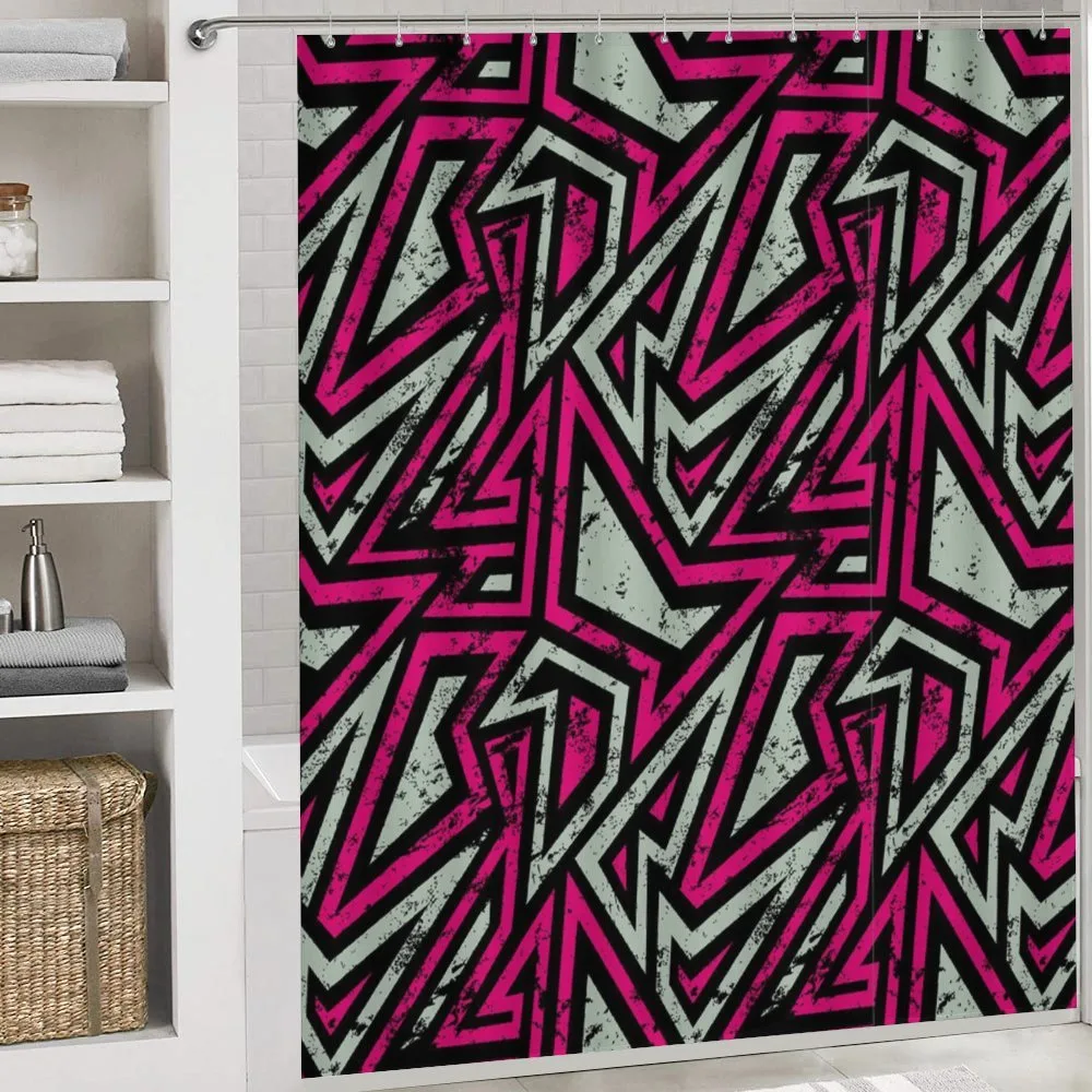 Retro Geometric Lines — Detail 4