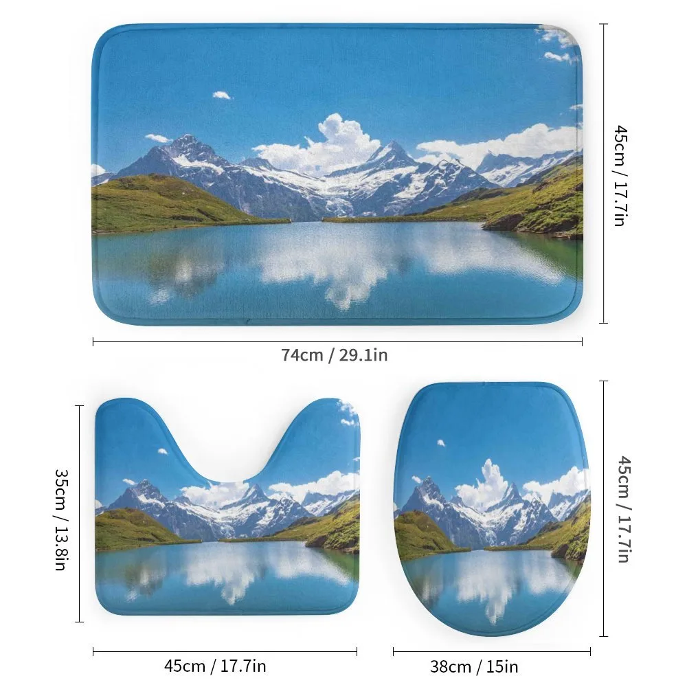 Snow Frozen Lake Swiss — Detail 1