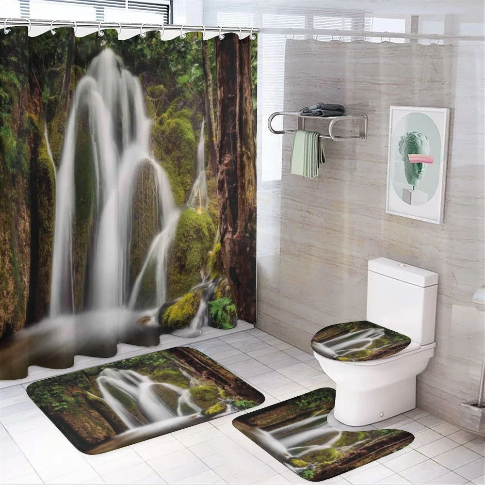 Waterfall Forest Cascade — Your design