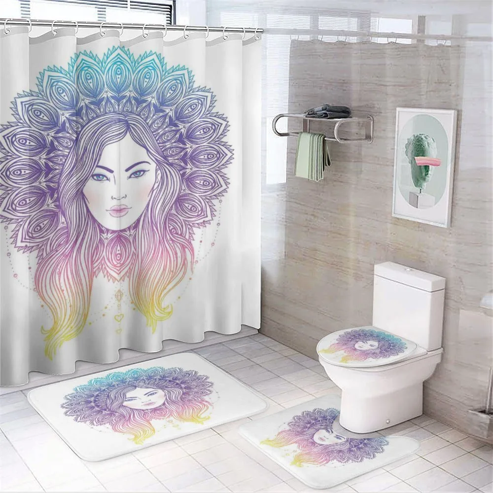 Boho Girl Feather Mandala — Your design