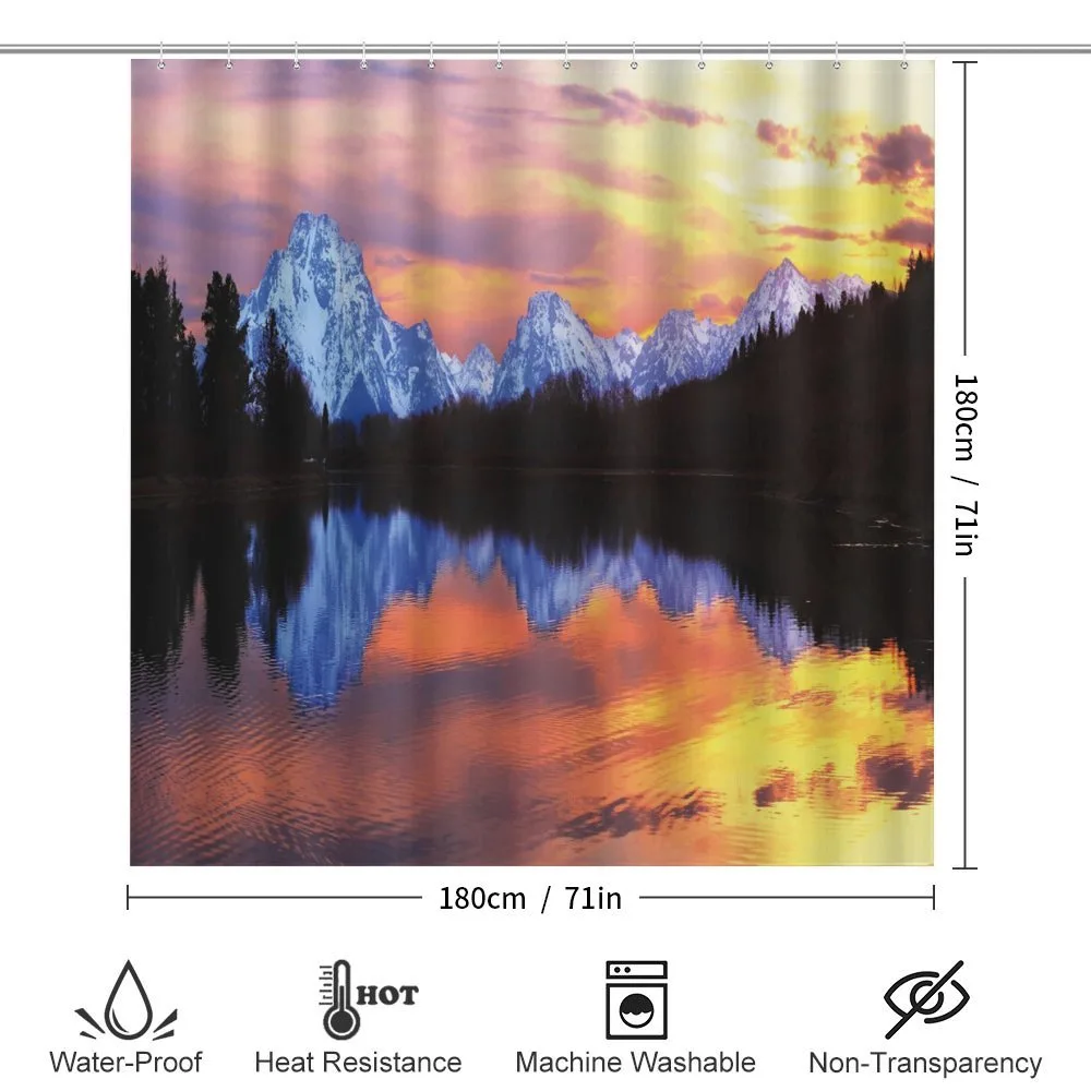 Grand Tetons View at Sunset — Detail 2