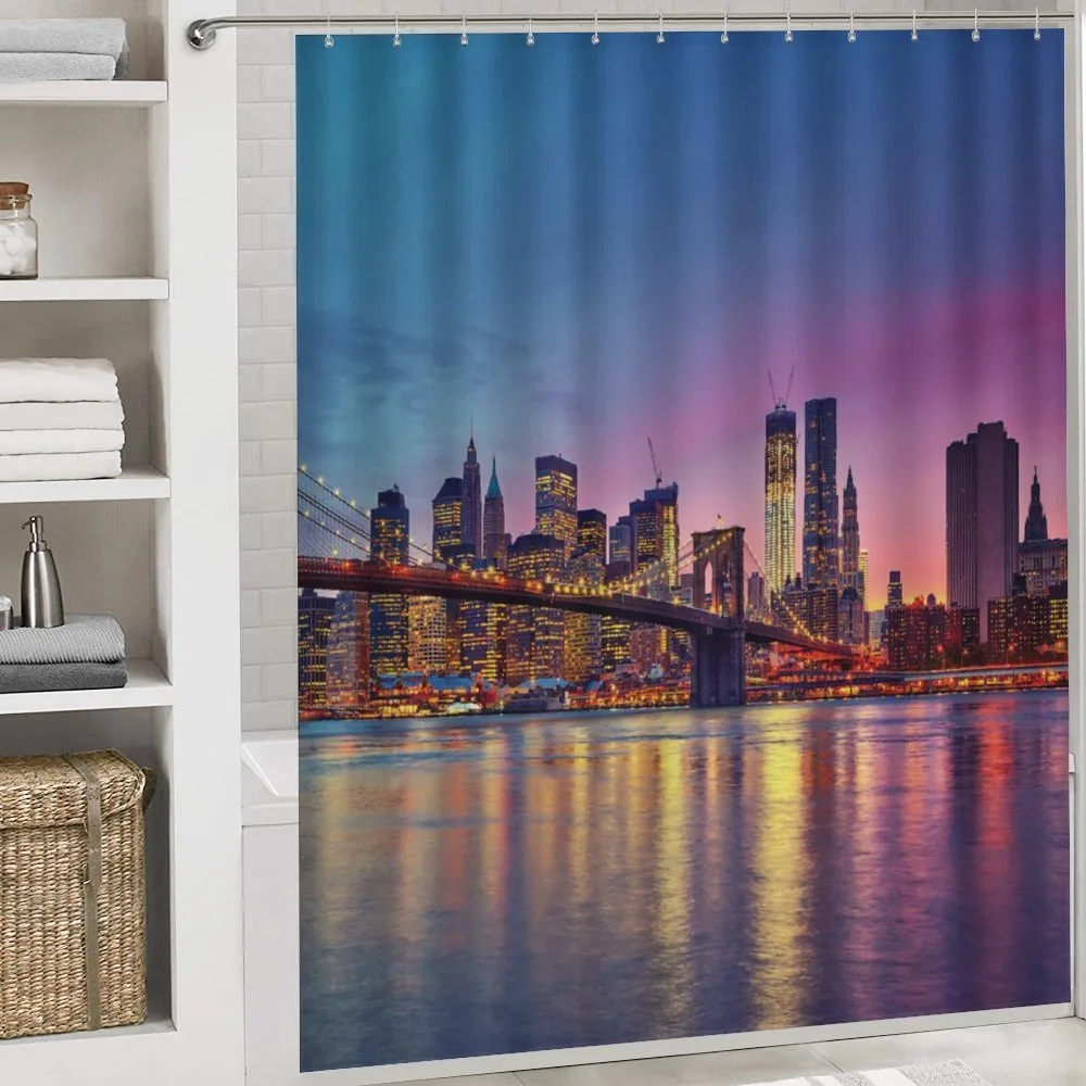 Manhattan Vivid Dusk Skyline — Detail 4