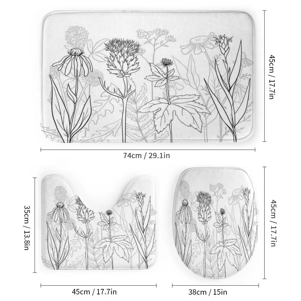 Medical Herbs Pattern — Detail 1