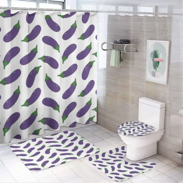 Nutritious Kids Meal on a shower curtain
