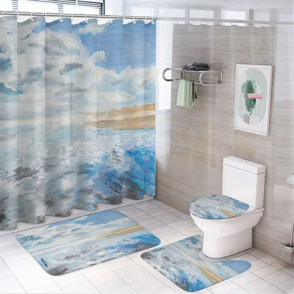 Oil Painting Beach Summer — Your design