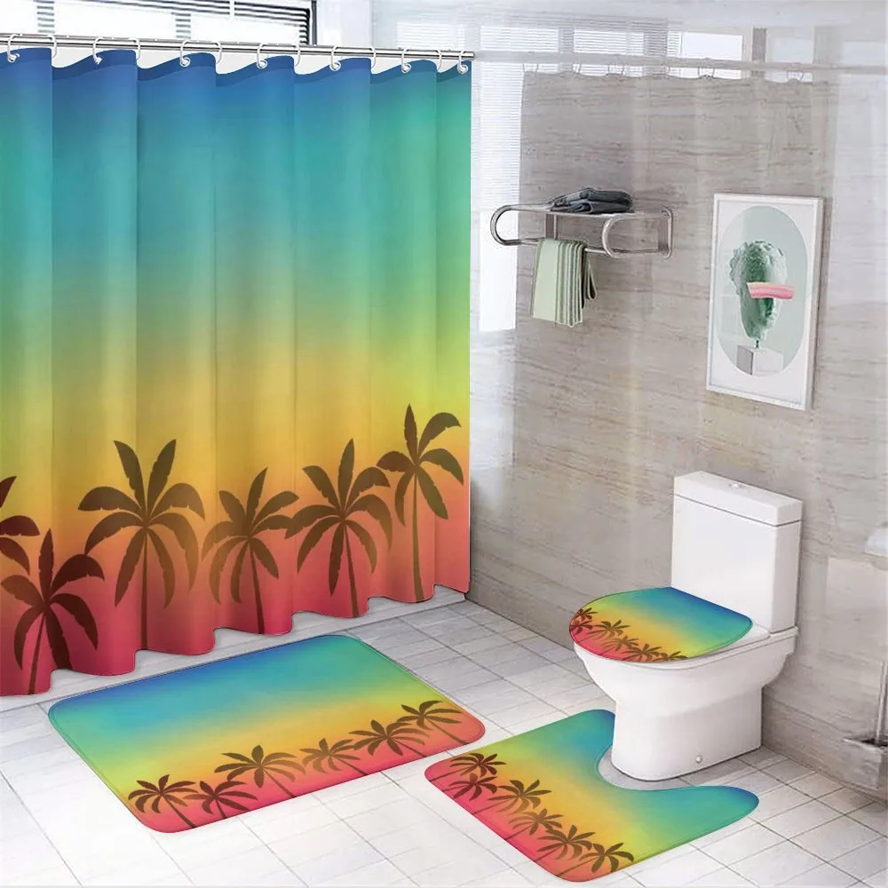 Palm Tree Tops on Island — Your design