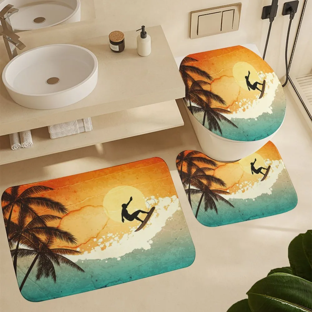 Surfer Sea Palms Sunset — Detail 5