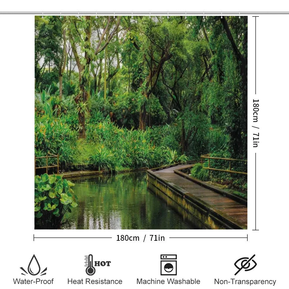 Wild Exotic Forest Pier — Detail 2