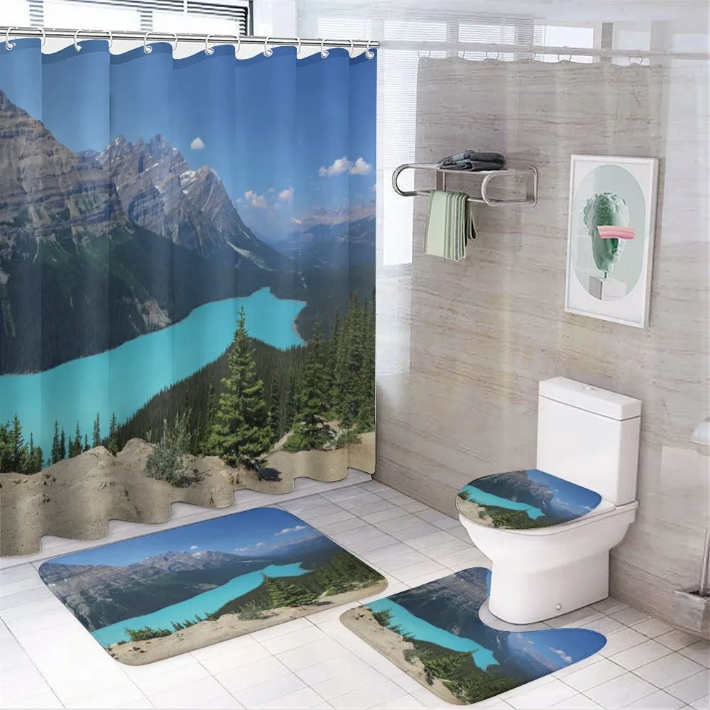 Aerial Vista Peyto Lake — Your design