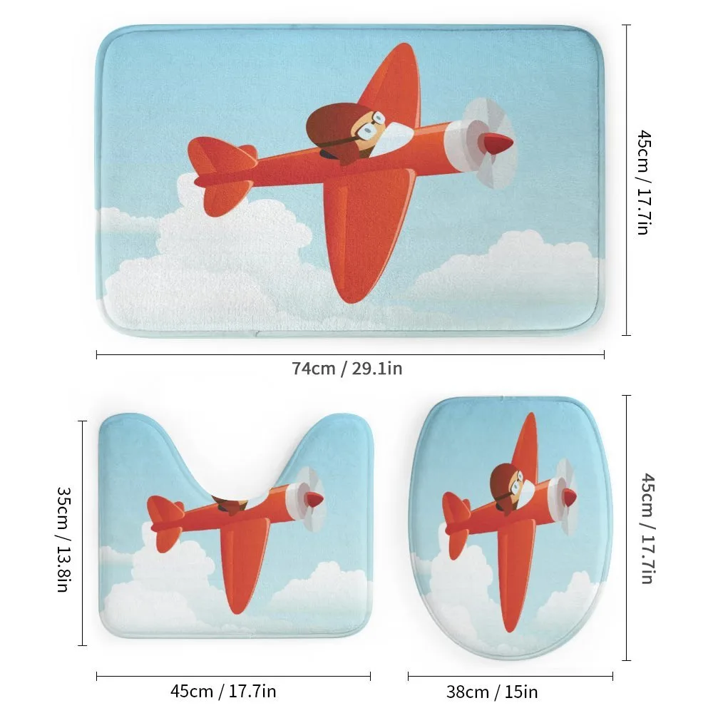 Airplane Flying Cloud — Detail 1