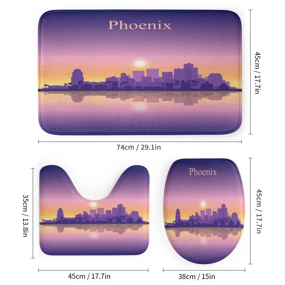 American City Skyline Dawn — Detail 1