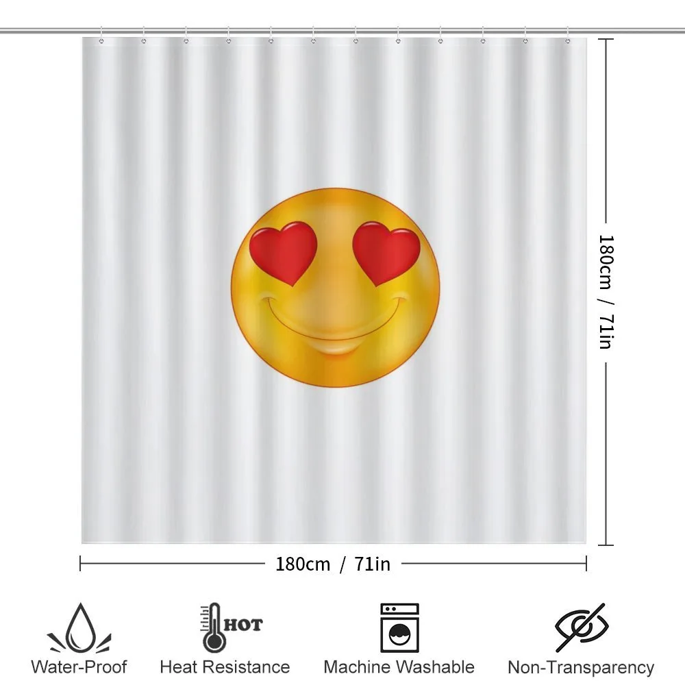 Cartoon Smiley Face Heart — Detail 2