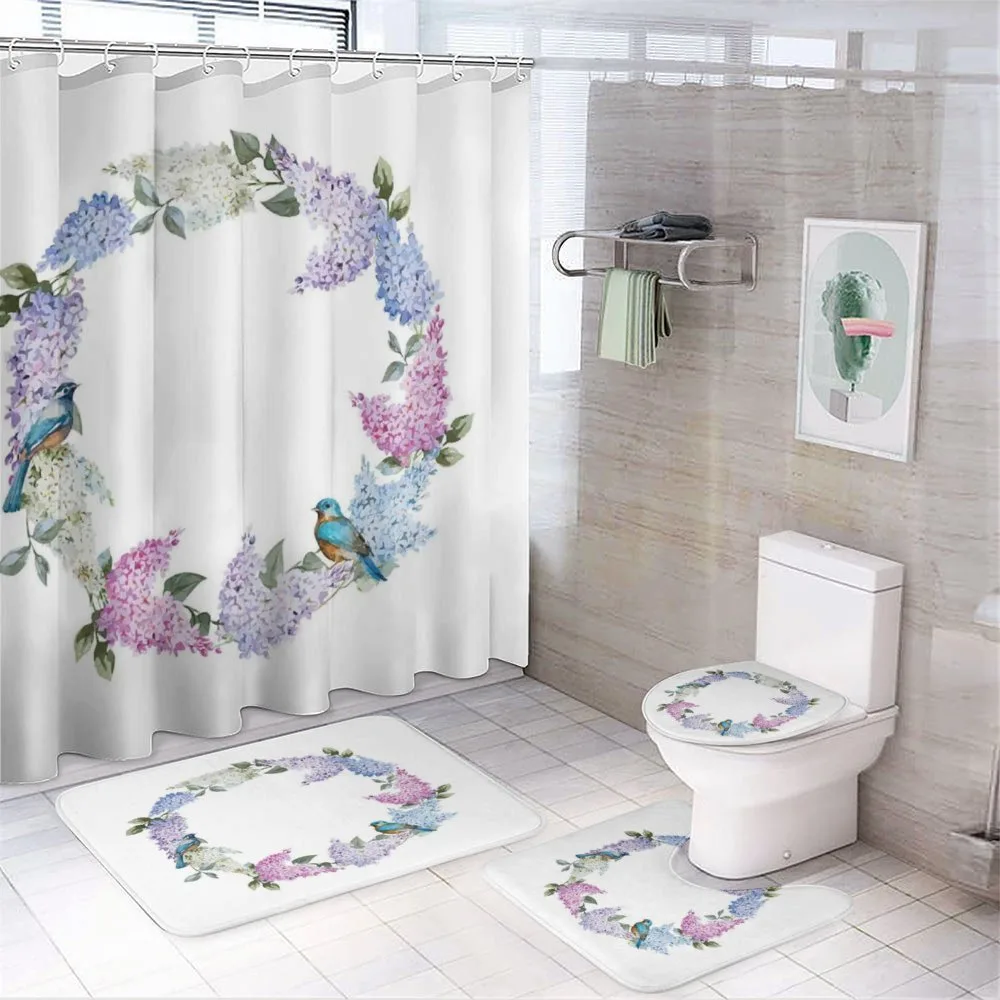 Flower Wreath and Bird — Your design
