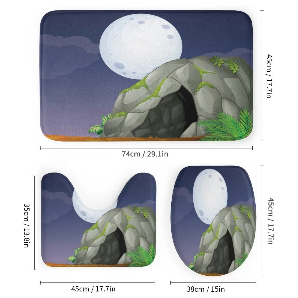 Full Moon Prehistoric Land — Detail 1