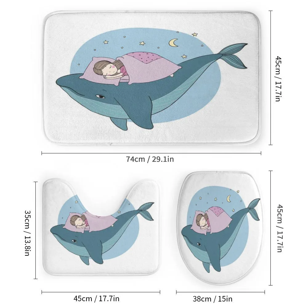 Girl Sleeping on Whale — Detail 1
