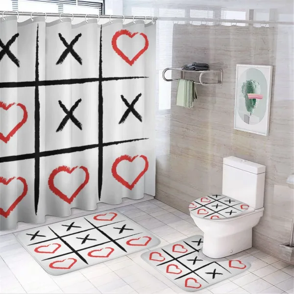 Humor Love Hobby on a shower curtain