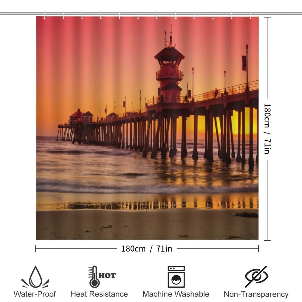 Huntington Beach Pier Sunset — Detail 2