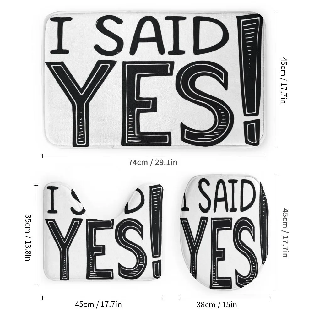 I Said Yes Words — Detail 1