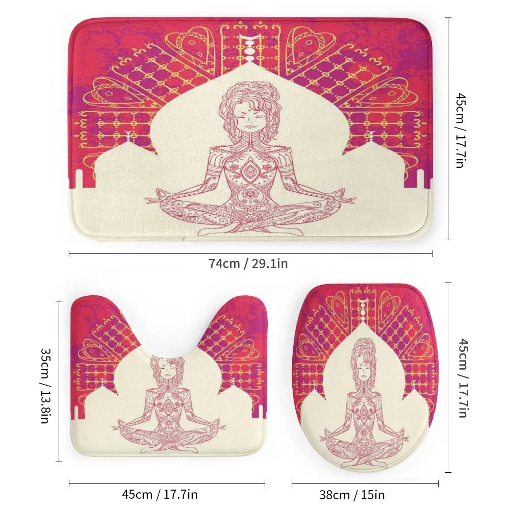 Mandala Meditation Girl — Detail 1