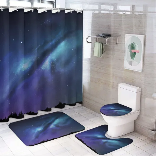 Milky Way Cosmos Inspired on a shower curtain