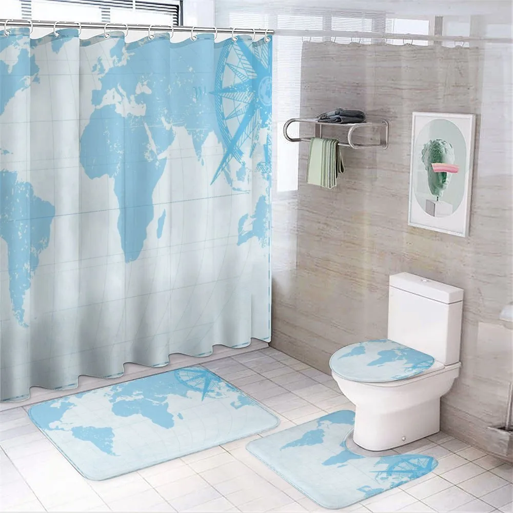 Old Compass Blue Grunge — Your design
