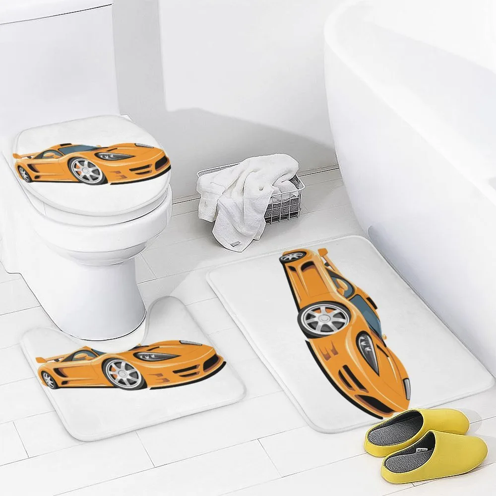Orange Fast Sports Car — Detail 3