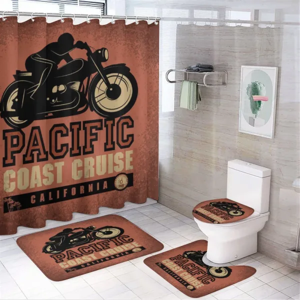 Pacific Coast Cruise on a shower curtain