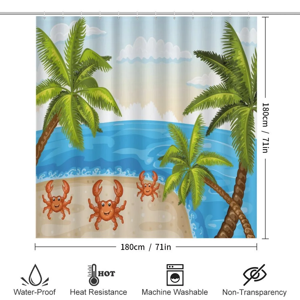 Palm Trees and Crabs — Detail 2
