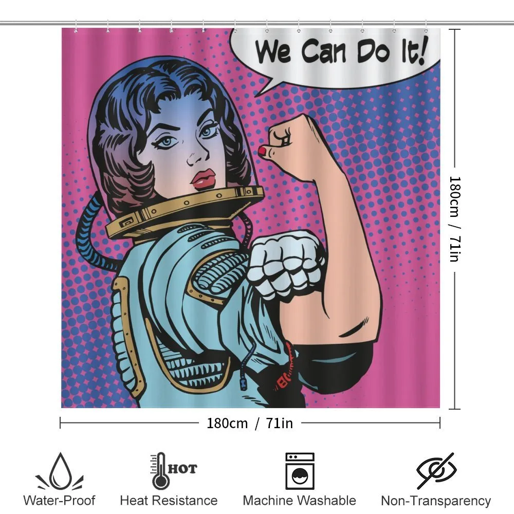 Retro Comics Woman — Detail 2