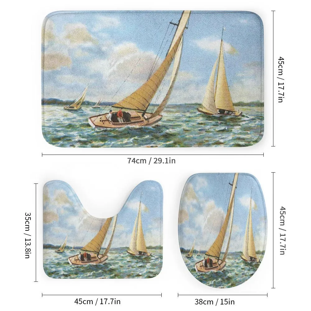 Sailing Wavy Sea — Detail 1