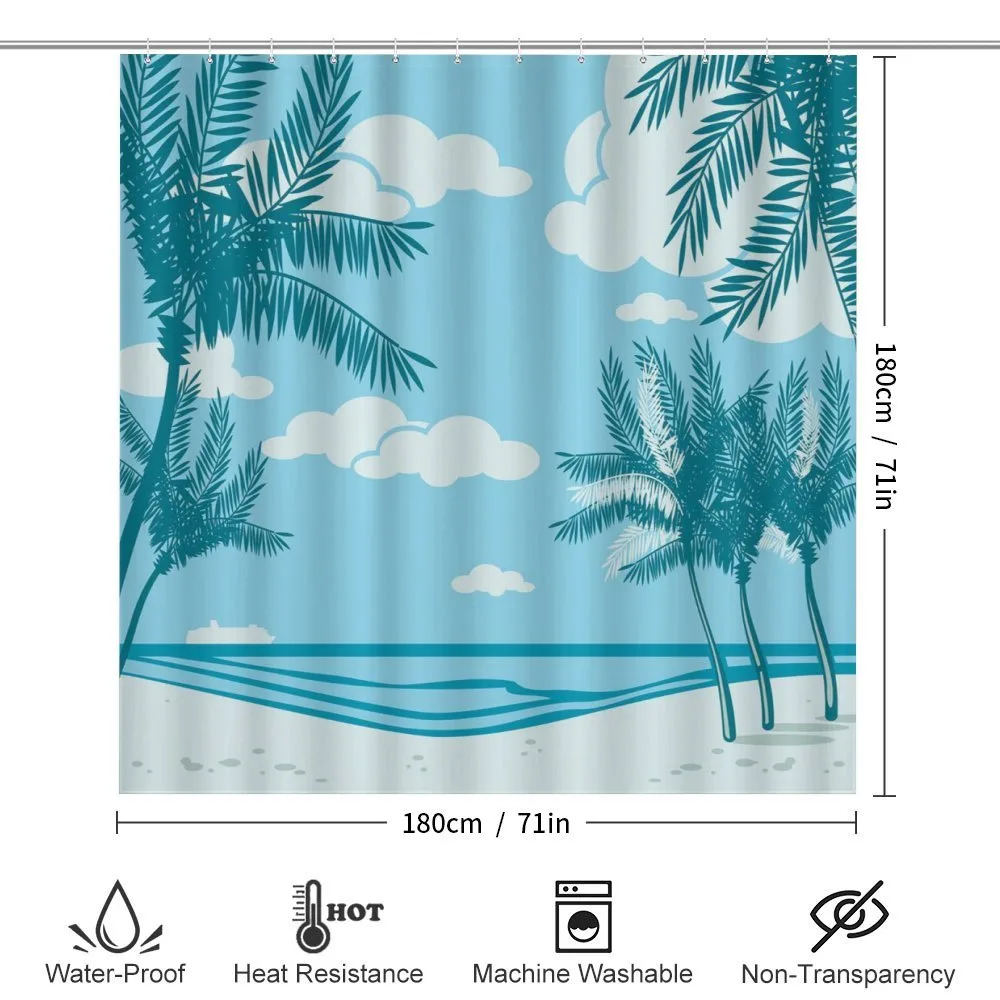 Sand and Palm Trees — Detail 2