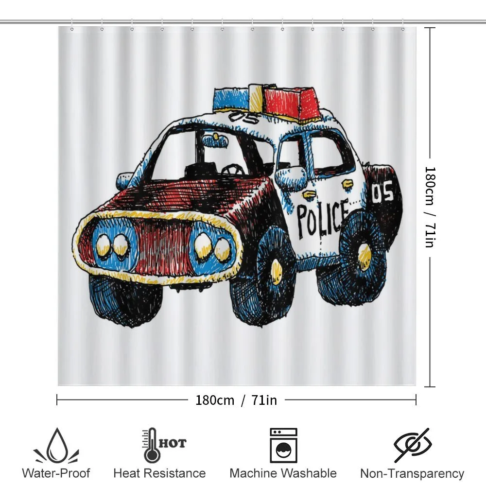 Sketchy Police Car — Detail 2