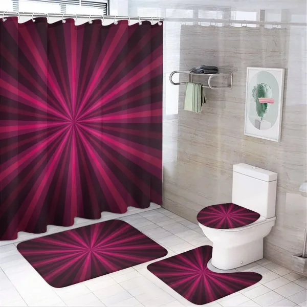 Starburst Futuristic on a shower curtain