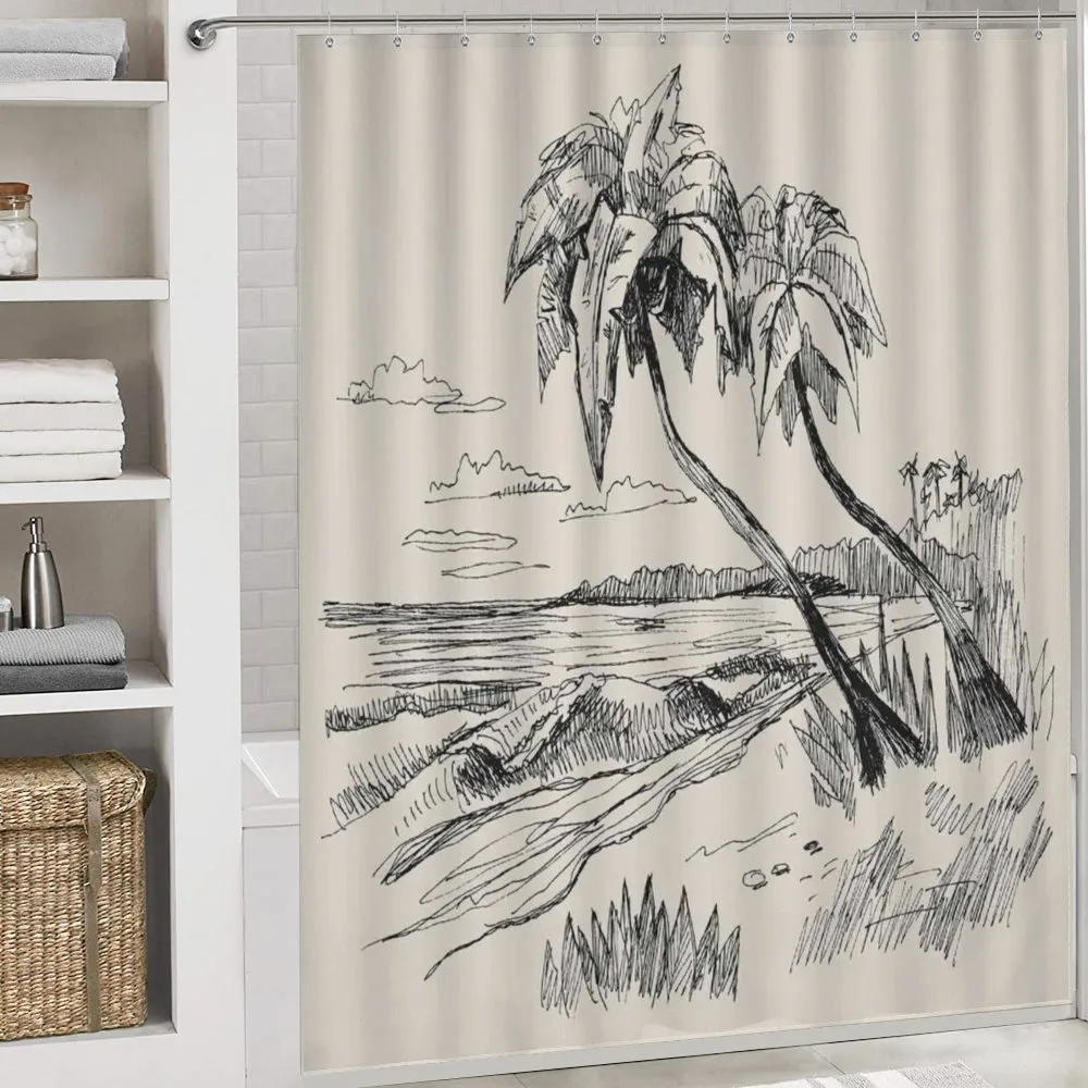 Tropical Beach Sketch — Detail 4