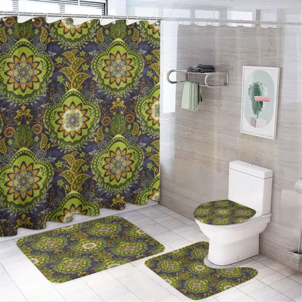 Tropical Motifs on a shower curtain