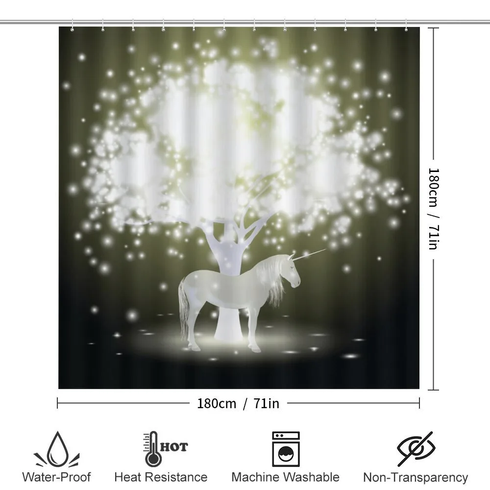 Unicorn Horse with Tree — Detail 2