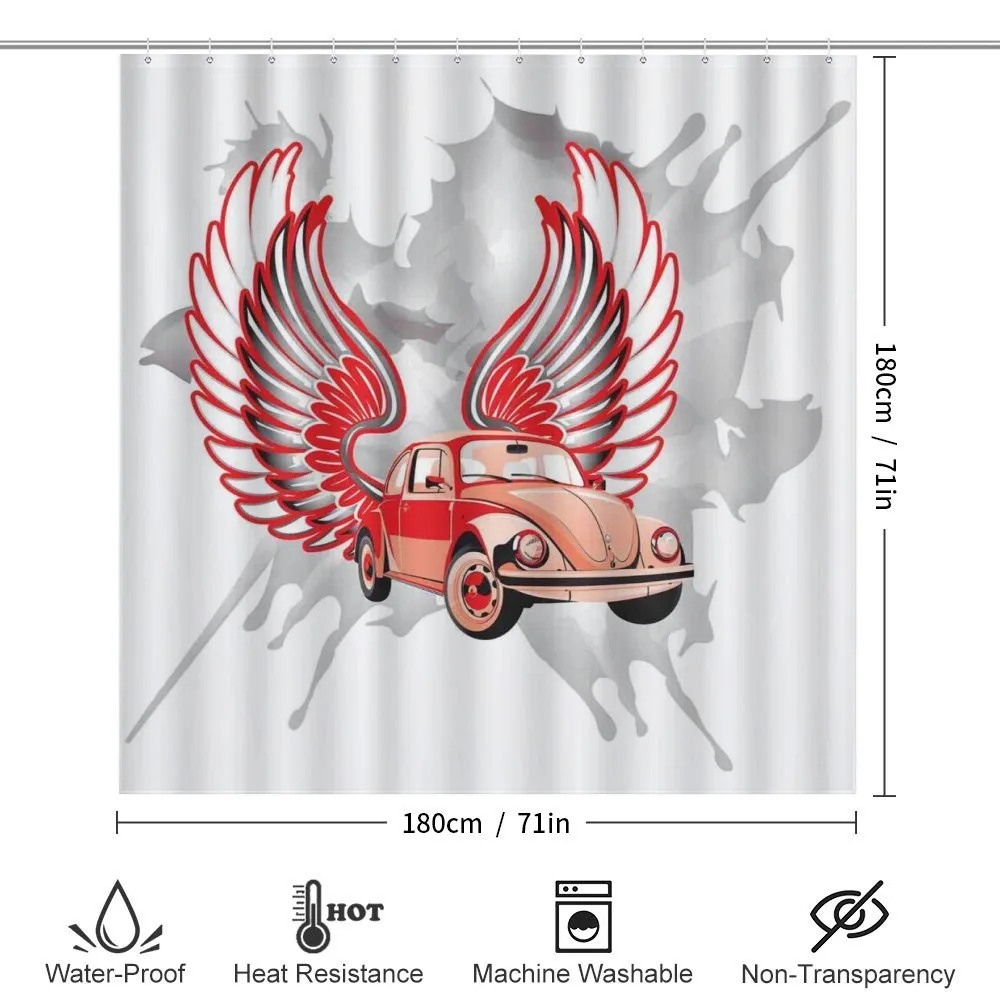 Vintage Car with Wings — Detail 2