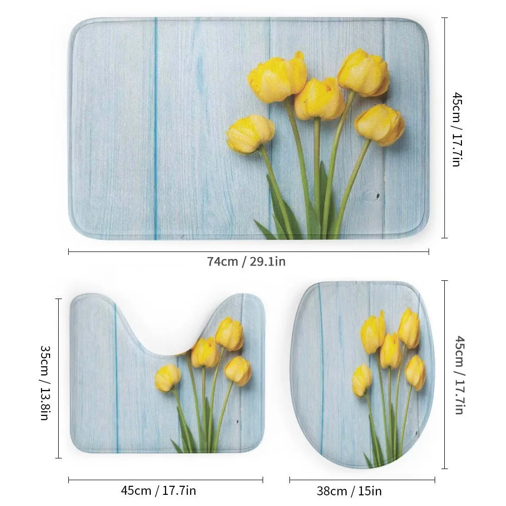 Yellow Flowers Rustic — Detail 1