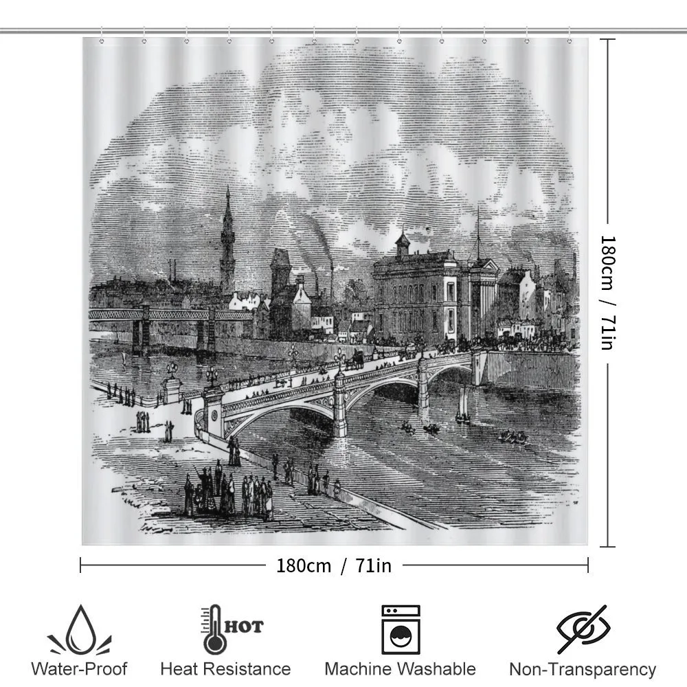 Albert Bridge Glasgow Art — Detail 2