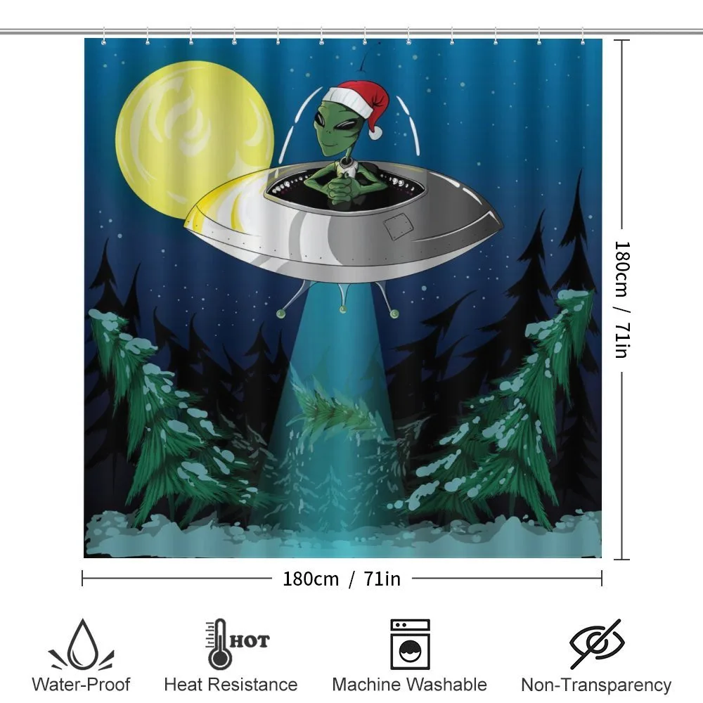 Alien Christmas Art — Detail 2