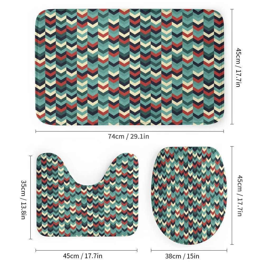Chevron Herringbone Retro — Detail 1