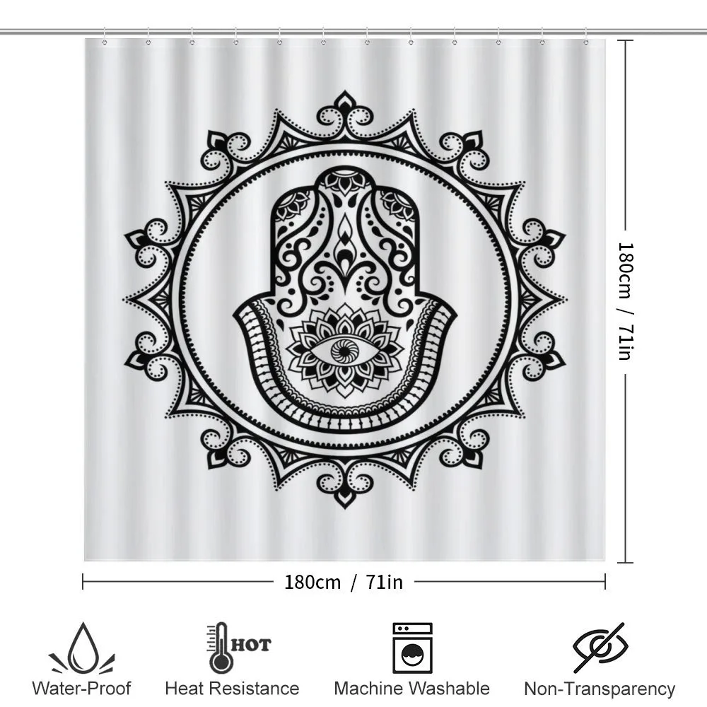 Hamsa Mandala Shape — Detail 2
